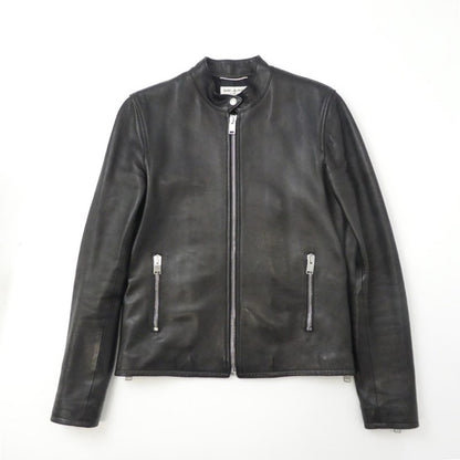 【中古】SAINT LAURENT | サンローラン キースレーサージャケット レザー 362239 Y5YA1 国内正規品 ブラック サイズ：46