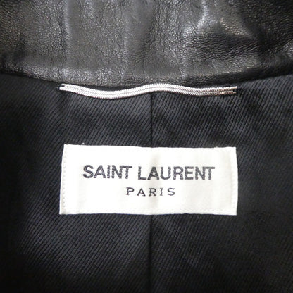 【中古】SAINT LAURENT | サンローラン キースレーサージャケット レザー 362239 Y5YA1 国内正規品 ブラック サイズ：46