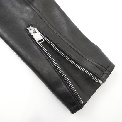 【中古】SAINT LAURENT | サンローラン キースレーサージャケット レザー 362239 Y5YA1 国内正規品 ブラック サイズ：46