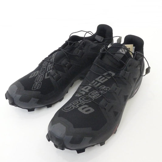 【中古】SALOMON | サロモン SPEEDCROSS 6 GTX スニーカー 417386 ブラック 27cm