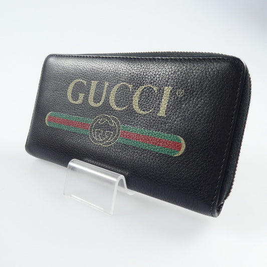 【中古】GUCCI | グッチ ヴィンテージロゴ 長財布 496317