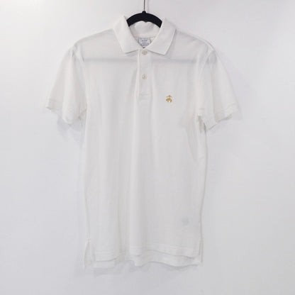 【中古】Brooks Brothers | ブルックスブラザーズ GFスーピマコットンストレッチピケパフォーマンス ポロシャツ 100076745 ホワイト サイズ：XS