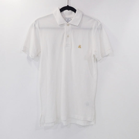 【中古】Brooks Brothers | ブルックスブラザーズ GFスーピマコットンストレッチピケパフォーマンス ポロシャツ 100076745 ホワイト サイズ：XS