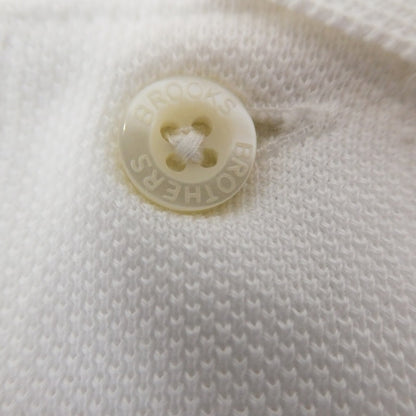 【中古】Brooks Brothers | ブルックスブラザーズ GFスーピマコットンストレッチピケパフォーマンス ポロシャツ 100076745 ホワイト サイズ：XS