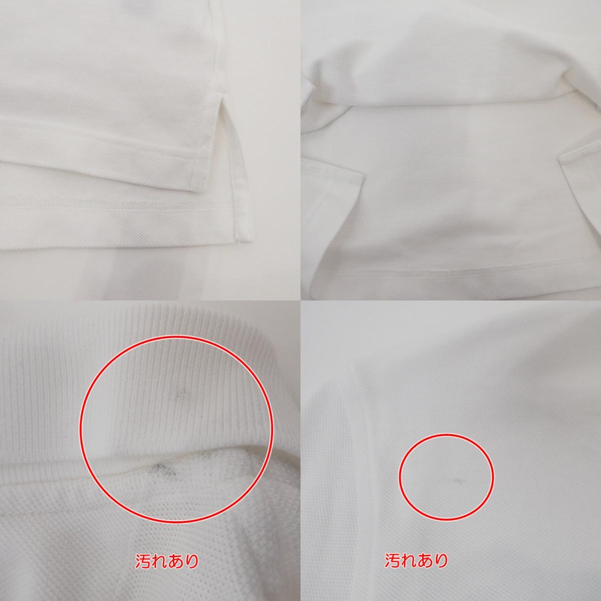【中古】Brooks Brothers | ブルックスブラザーズ GFスーピマコットンストレッチピケパフォーマンス ポロシャツ 100076745 ホワイト サイズ：XS