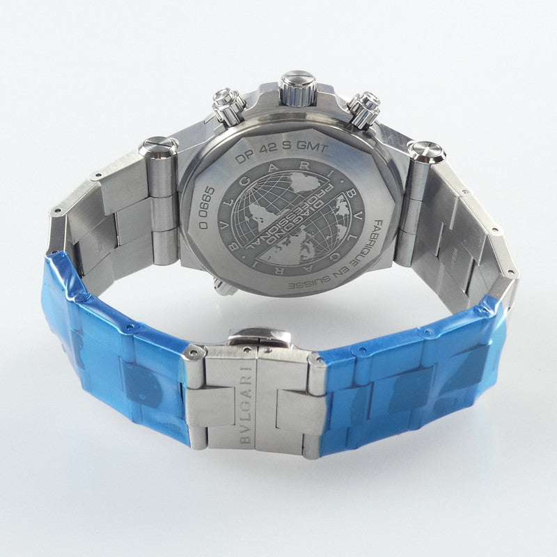 【中古】BVLGARI | ブルガリ Diagono Professional GMT 腕時計 DP42C14SSDGMT シルバー