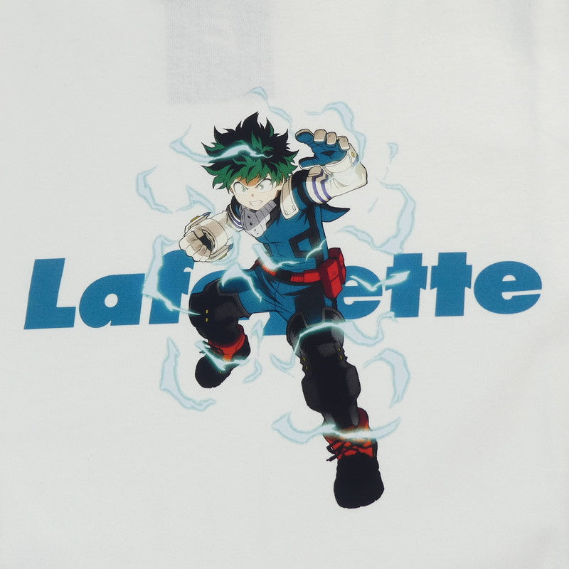 【中古】Lafayette | ラファイエット Lafayette LOGO TEE 緑谷出久 半袖Ｔシャツ LE230119 ×僕のヒーローアカデミア ホワイト サイズ：S