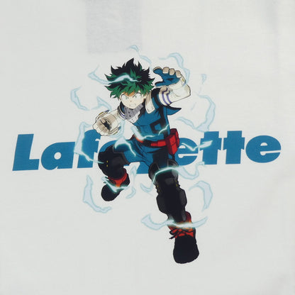 【中古】Lafayette | ラファイエット Lafayette LOGO TEE 緑谷出久 半袖Ｔシャツ LE230119 ×僕のヒーローアカデミア ホワイト サイズ：S