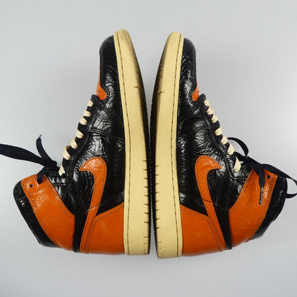 【中古】NIKE | ナイキ AIR JORDAN 1 RETRO HIGH OG "SHATTERED BACKBOARD 3.0" スニーカー 555088-028 オレンジ 26.5cm