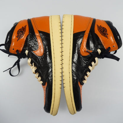 【中古】NIKE | ナイキ AIR JORDAN 1 RETRO HIGH OG "SHATTERED BACKBOARD 3.0" スニーカー 555088-028 オレンジ 26.5cm