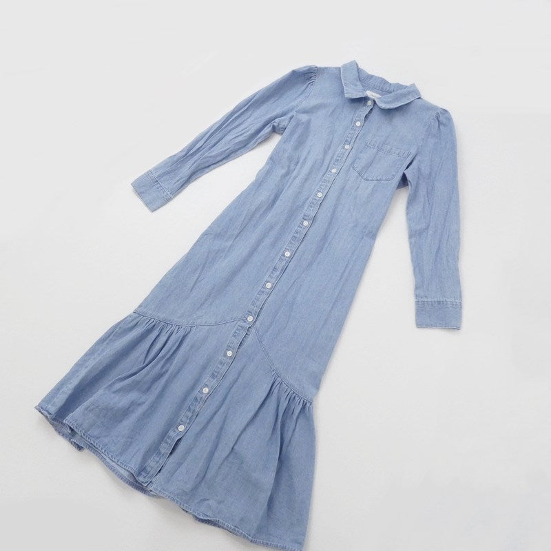 【中古】Darich | ダーリッチ マーメイドシルエットシャツワンピース ワンピース 112214008 サイズ：F 2022S/S インディゴ