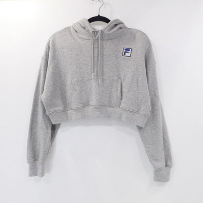 【中古】snidel | スナイデル パーカー SWCT241001 サイズ：F ×FILA グレー