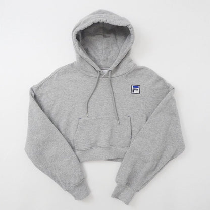 【中古】snidel | スナイデル パーカー SWCT241001 サイズ：F ×FILA グレー