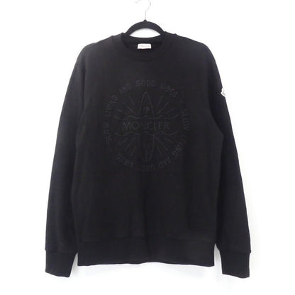 【中古】MONCLER | モンクレール FELPA GIROCOLLO スウェット 8G00046 2024S/S 国内正規品 ブラック サイズ：S
