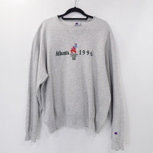 【中古】Champion | チャンピオン atlanta 1996 スウェット グレー サイズ：XL