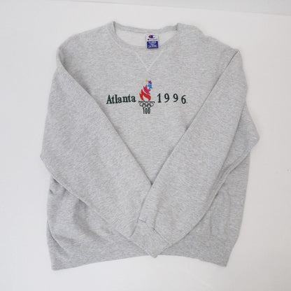 【中古】Champion | チャンピオン atlanta 1996 スウェット グレー サイズ：XL