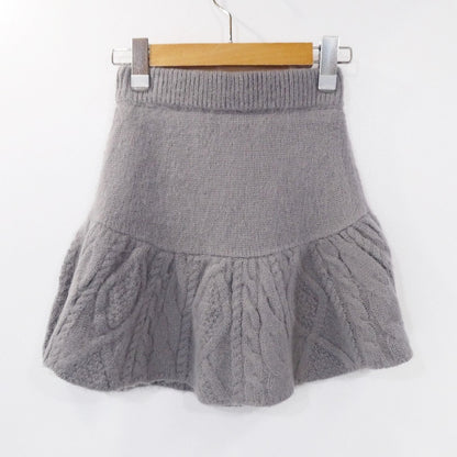 【中古】Darich | ダーリッチ ケーブルニットミニスカート スカート 112342001 グレー