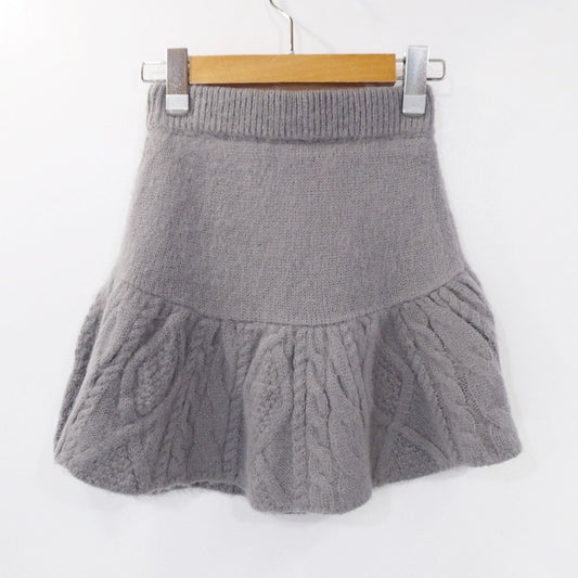 【中古】Darich | ダーリッチ ケーブルニットミニスカート スカート 112342001 グレー