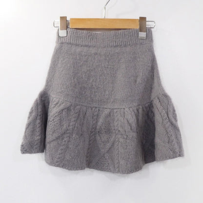 【中古】Darich | ダーリッチ ケーブルニットミニスカート スカート 112342001 グレー