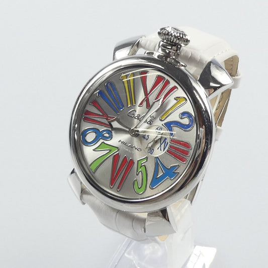 【中古】GaGaMILANO | ガガミラノ MANUALE SLIM 46mm 腕時計 5080