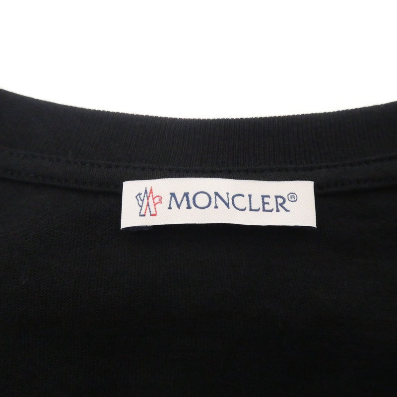 【中古】MONCLER | モンクレール MAGLIA GIROCOLLO 半袖Ｔシャツ G10938C7A610 ブラック サイズ：M