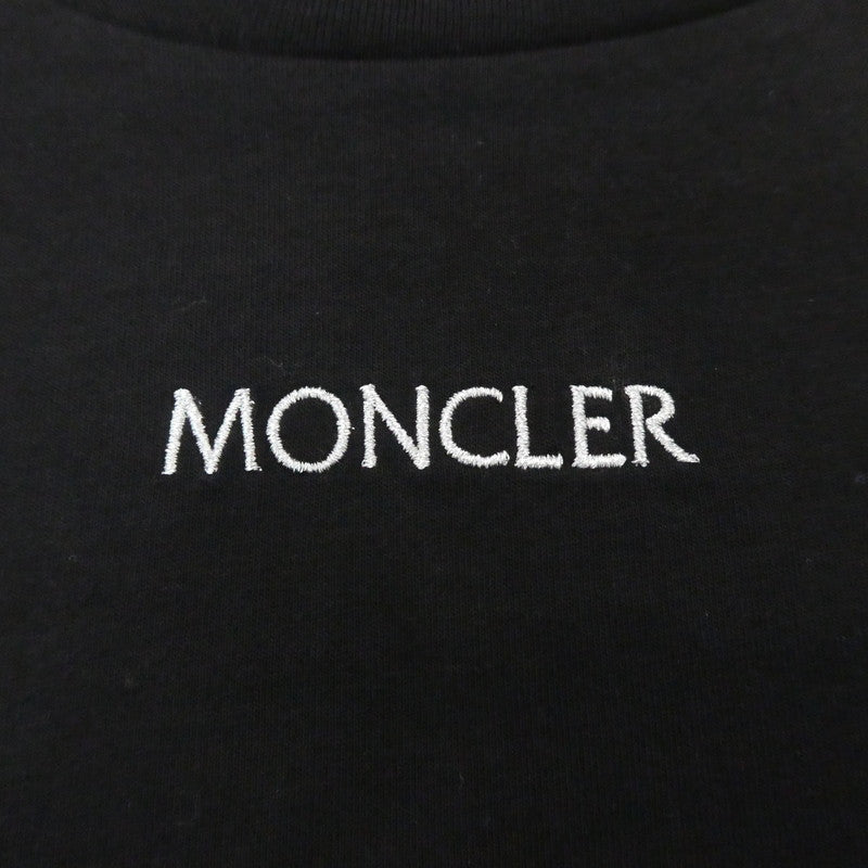 【中古】MONCLER | モンクレール MAGLIA GIROCOLLO 半袖Ｔシャツ G10938C7A610 ブラック サイズ：M