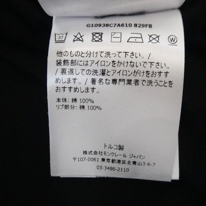 【中古】MONCLER | モンクレール MAGLIA GIROCOLLO 半袖Ｔシャツ G10938C7A610 ブラック サイズ：M