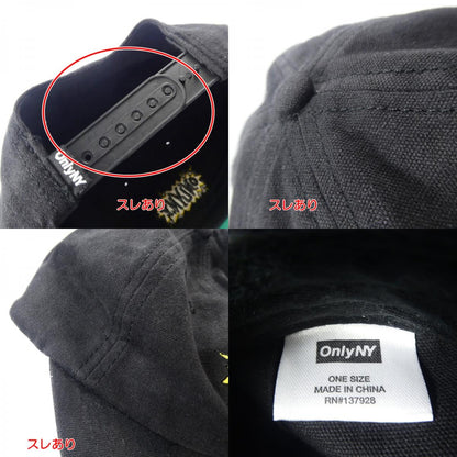【中古】ONLY NY | オンリーニューヨーク Surge Snapback Hat キャップ ブラック