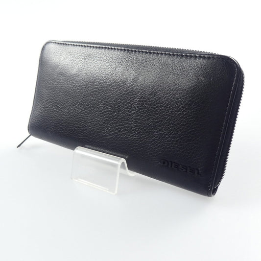 【中古】DIESEL | ディーゼル ZIP THEBEIS 長財布 X06626 ブラック