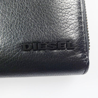 【中古】DIESEL | ディーゼル ZIP THEBEIS 長財布 X06626 ブラック