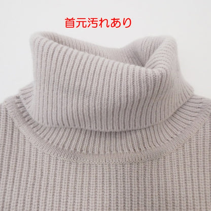 【中古】wjk | ダブルジェイケイ basic rib turtle セーター 6303 kw36k ベージュ サイズ：M