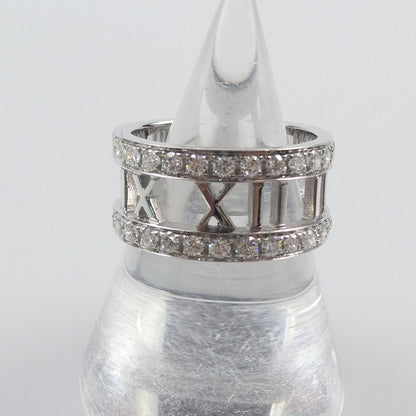 【中古】Tiffany&co | ティファニー アトラスダイヤモンドオープンワイドリング リング・指輪 シルバー