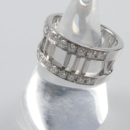 【中古】Tiffany&co | ティファニー アトラスダイヤモンドオープンワイドリング リング・指輪 シルバー