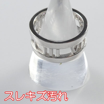 【中古】Tiffany&co | ティファニー アトラスダイヤモンドオープンワイドリング リング・指輪 シルバー