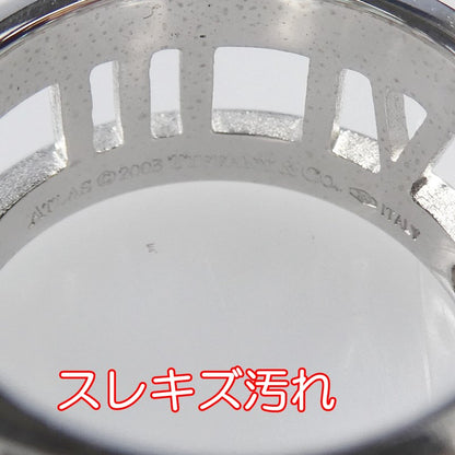 【中古】Tiffany&co | ティファニー アトラスダイヤモンドオープンワイドリング リング・指輪 シルバー