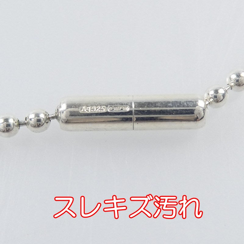 【中古】GUCCI | グッチ ディアマンテダブルドッグタグ ネックレス 272822 シルバー