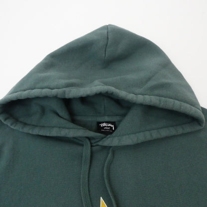 【中古】STUSSY | ステューシー Star Pigment Dyed Hoodie パーカー R4000PIG23 グリーン サイズ：L
