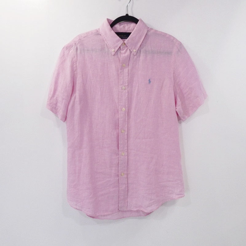 【中古】POLO RALPH LAUREN | ポロ・ラルフローレン 長袖シャツ ピンク サイズ：M