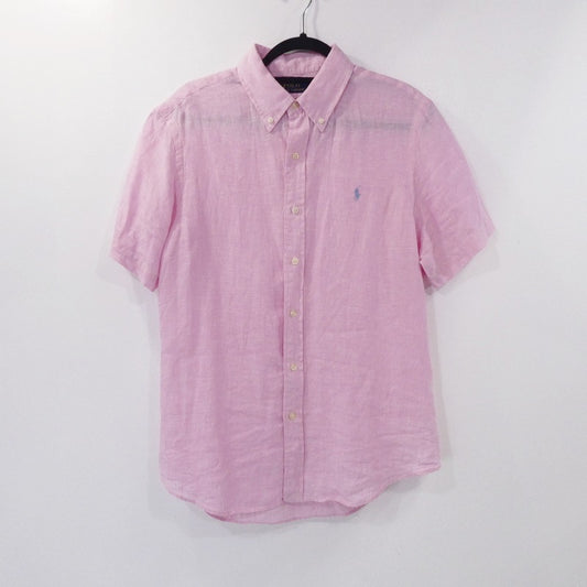 【中古】POLO RALPH LAUREN | ポロ・ラルフローレン 長袖シャツ ピンク サイズ：M