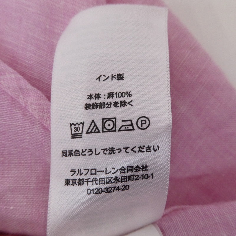 【中古】POLO RALPH LAUREN | ポロ・ラルフローレン 長袖シャツ ピンク サイズ：M