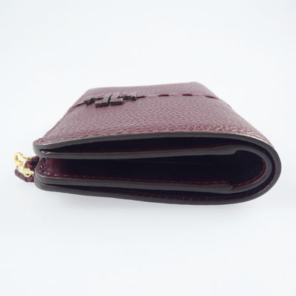 【中古】Tory Burch | トリーバーチ マックグロー 二つ折り財布 148751 ボルドー