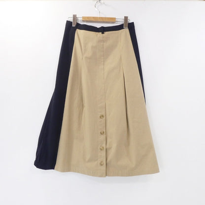 【中古】MAX MARA | マックスマーラ ボタンスリット スカート 23510105376 マルチカラー サイズ：36