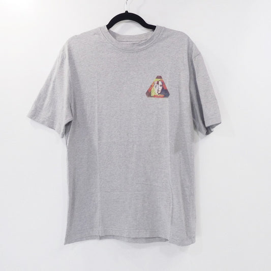 【中古】PALACE SKATEBOARDS | パレススケートボード TRI-BURY T-SHIRT 半袖Ｔシャツ グレー サイズ：M