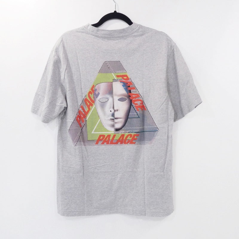 【中古】PALACE SKATEBOARDS | パレススケートボード TRI-BURY T-SHIRT 半袖Ｔシャツ グレー サイズ：M