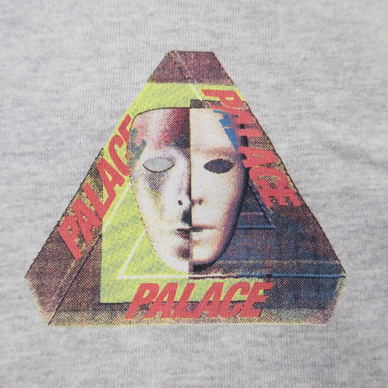 【中古】PALACE SKATEBOARDS | パレススケートボード TRI-BURY T-SHIRT 半袖Ｔシャツ グレー サイズ：M