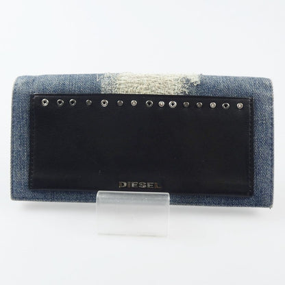 【中古】DIESEL | ディーゼル 長財布 ブルー