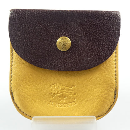 【中古】IL BISONTE | イルビゾンテ 二つ折り財布 411186 イエロー