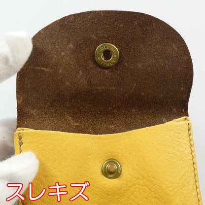 【中古】IL BISONTE | イルビゾンテ 二つ折り財布 411186 イエロー