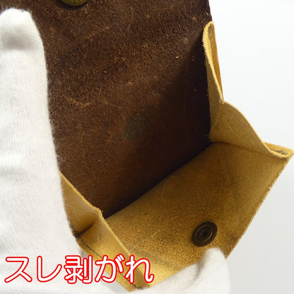 【中古】IL BISONTE | イルビゾンテ 二つ折り財布 411186 イエロー
