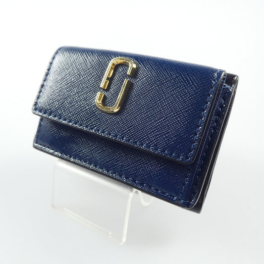 【中古】MARC JACOBS | マークジェイコブス SNAP SHOT 三つ折り財布 M0014492 455 ブルー